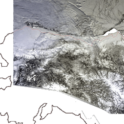 MODIS images for flight number 2001