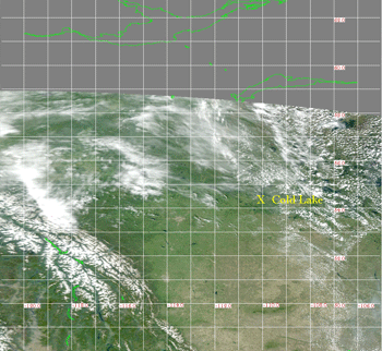 MODIS images for flight number 2014