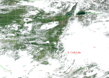 MODIS images for flight number 2022